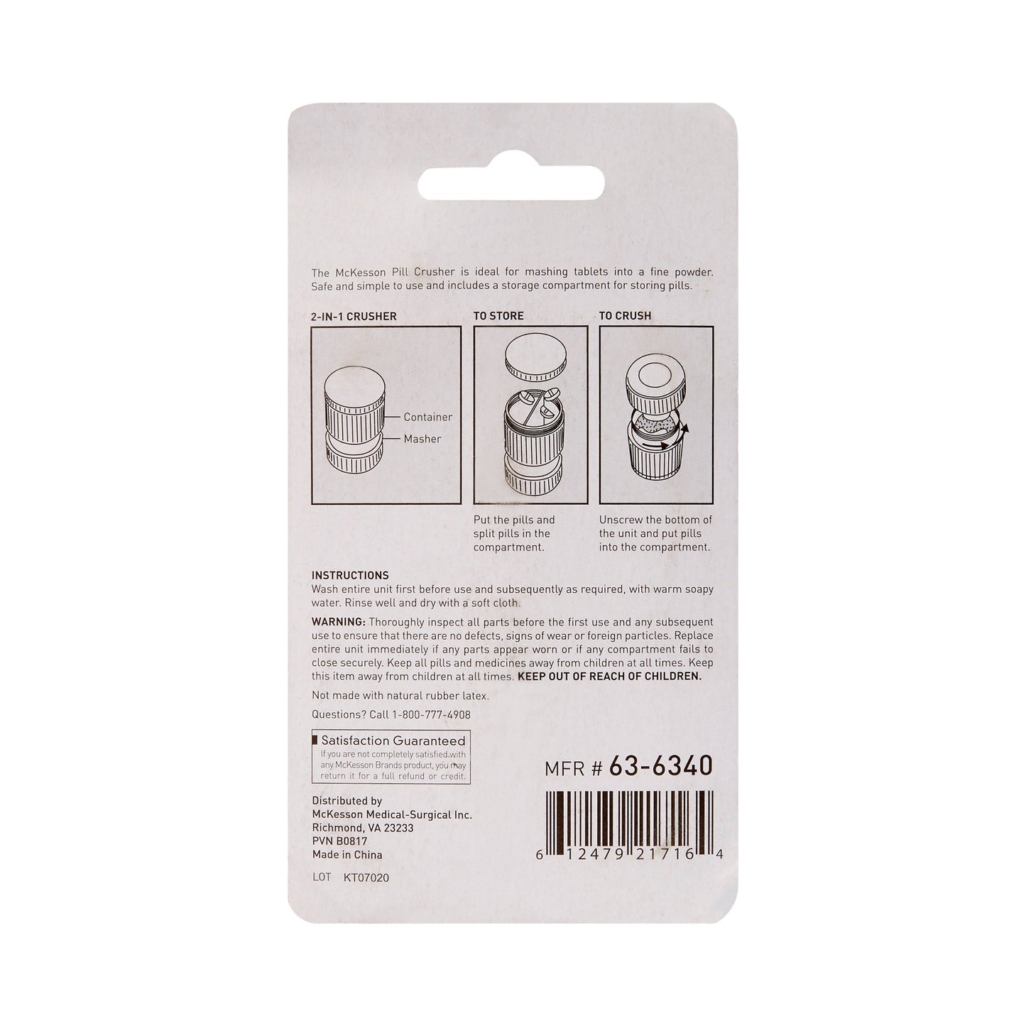 CRUSHER, PILL LF MGM63