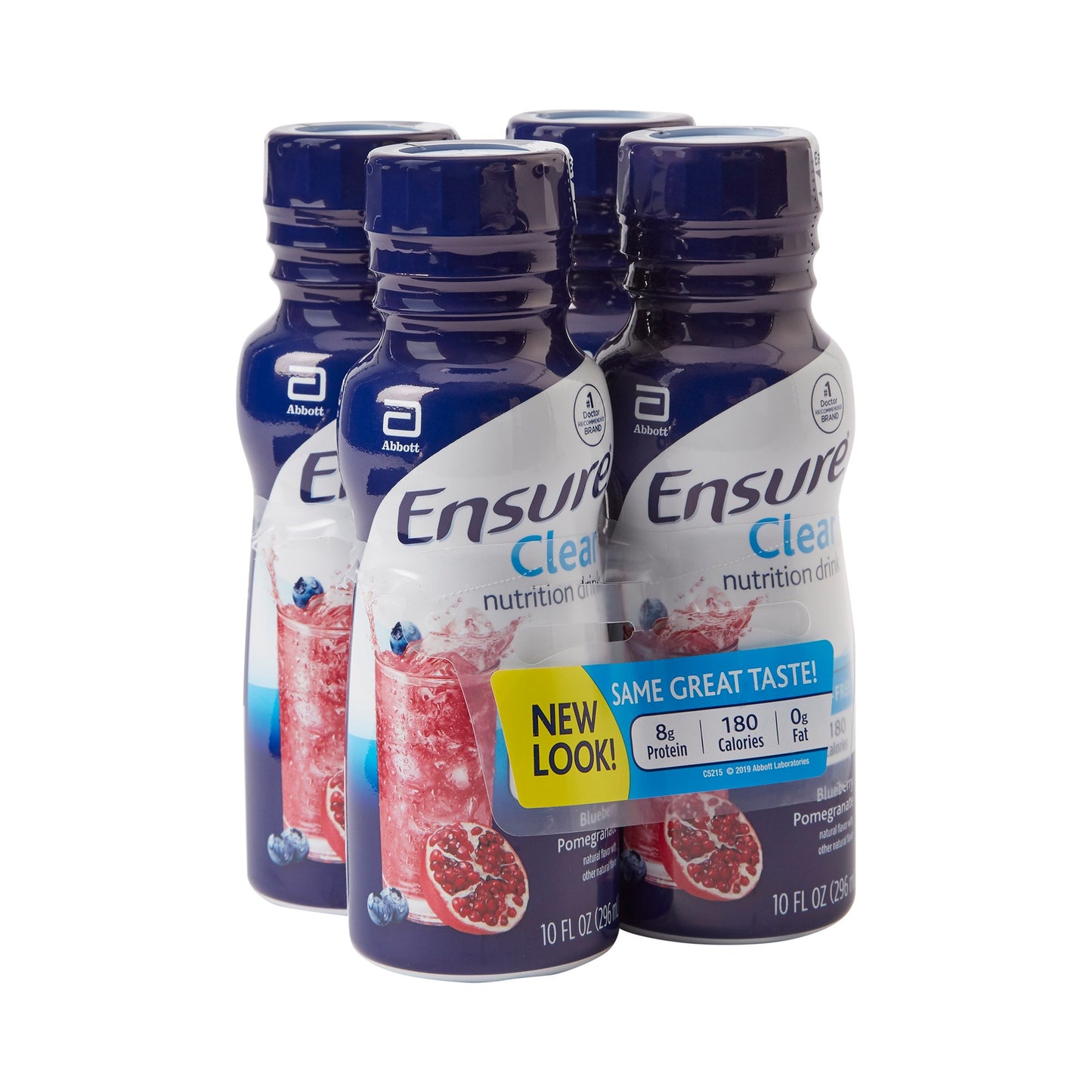 Ensure® Clear Therapeutic Nutrition, Blueberry Pomegranate, 10-ounce bottle