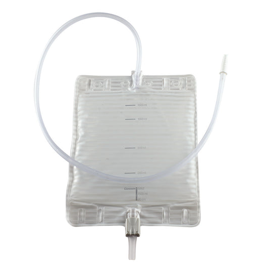 Conveen® Urinary Leg Bag, Anti-Reflux Valve, Sterile Polyethylene, 1500 mL