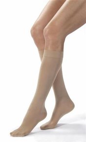 Jobst® Anti-embolism Stockings, Knee High, Extra-Large, Black, Closed Toe