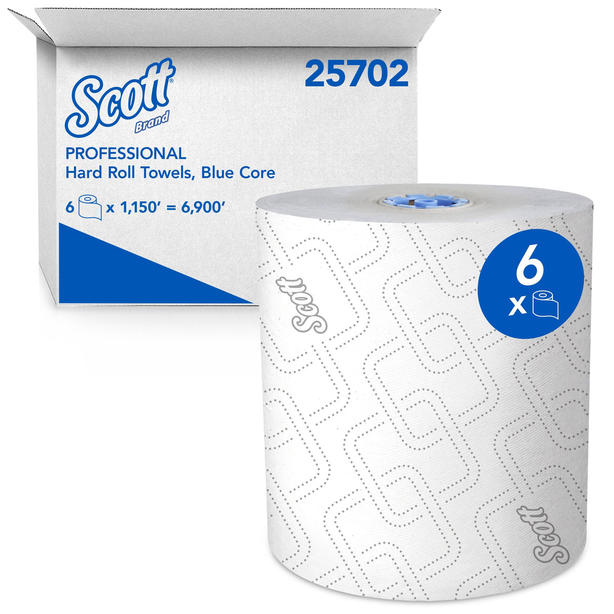 Paper Toiling TOWEL, PAPER HARD ROLL HND WHT 1150' (6RL/CS) – Family Care DME