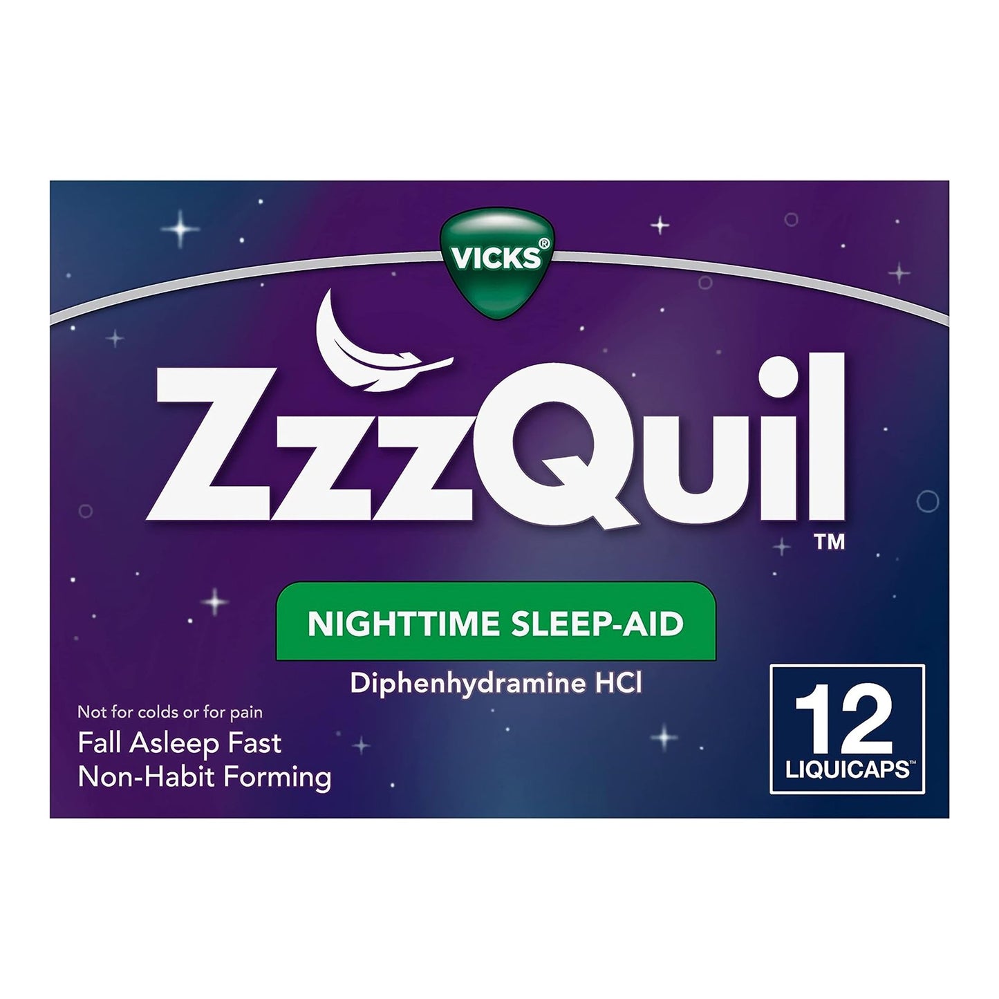 ZZZQUIL, LIQ CAP NIGHTTIME SLEEP AID (12/CT)