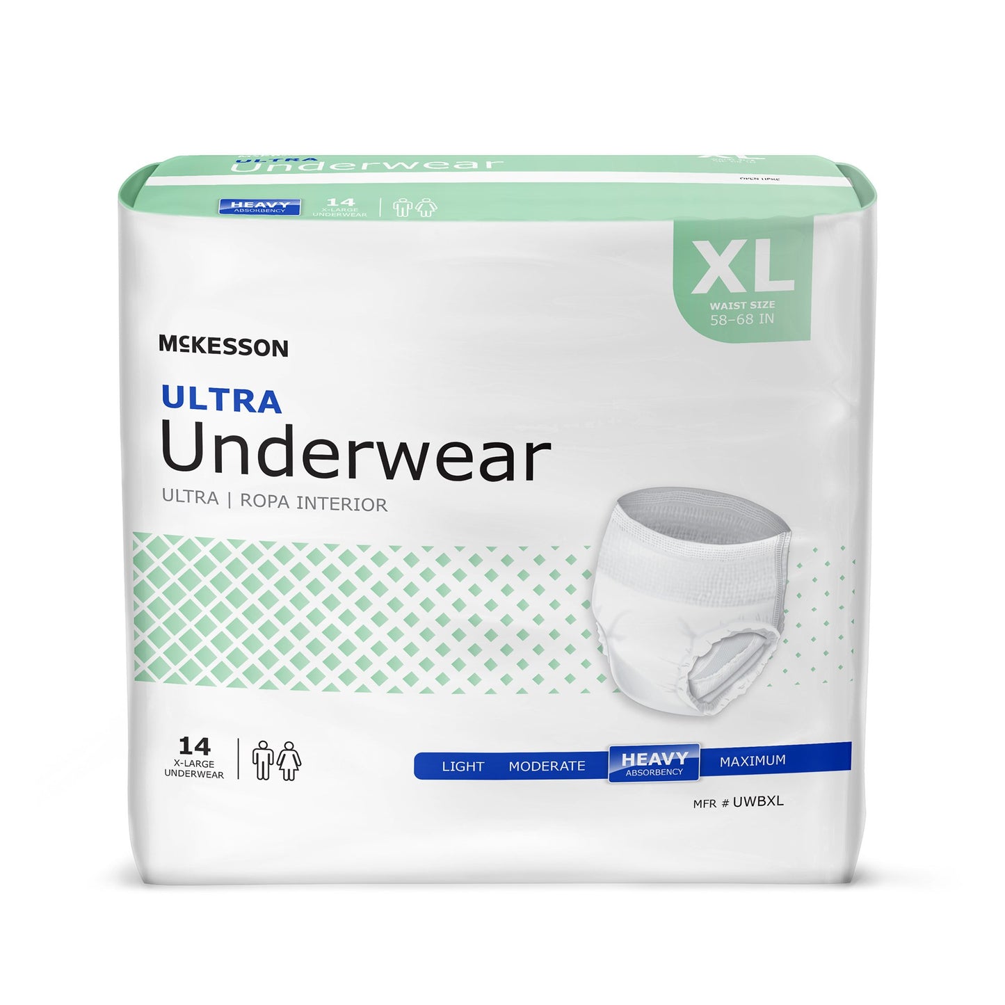 UNDERWEAR, ULTRA XLG 58-68 (14/BG 4G/CS)