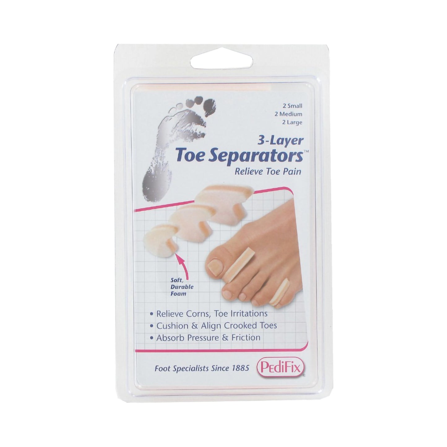 Pedifix® Toe Spacer, Assorted Sizes