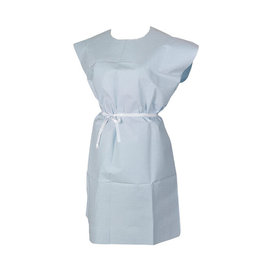 Tidi® Patient Choice Exam Gown, Medium, Blue