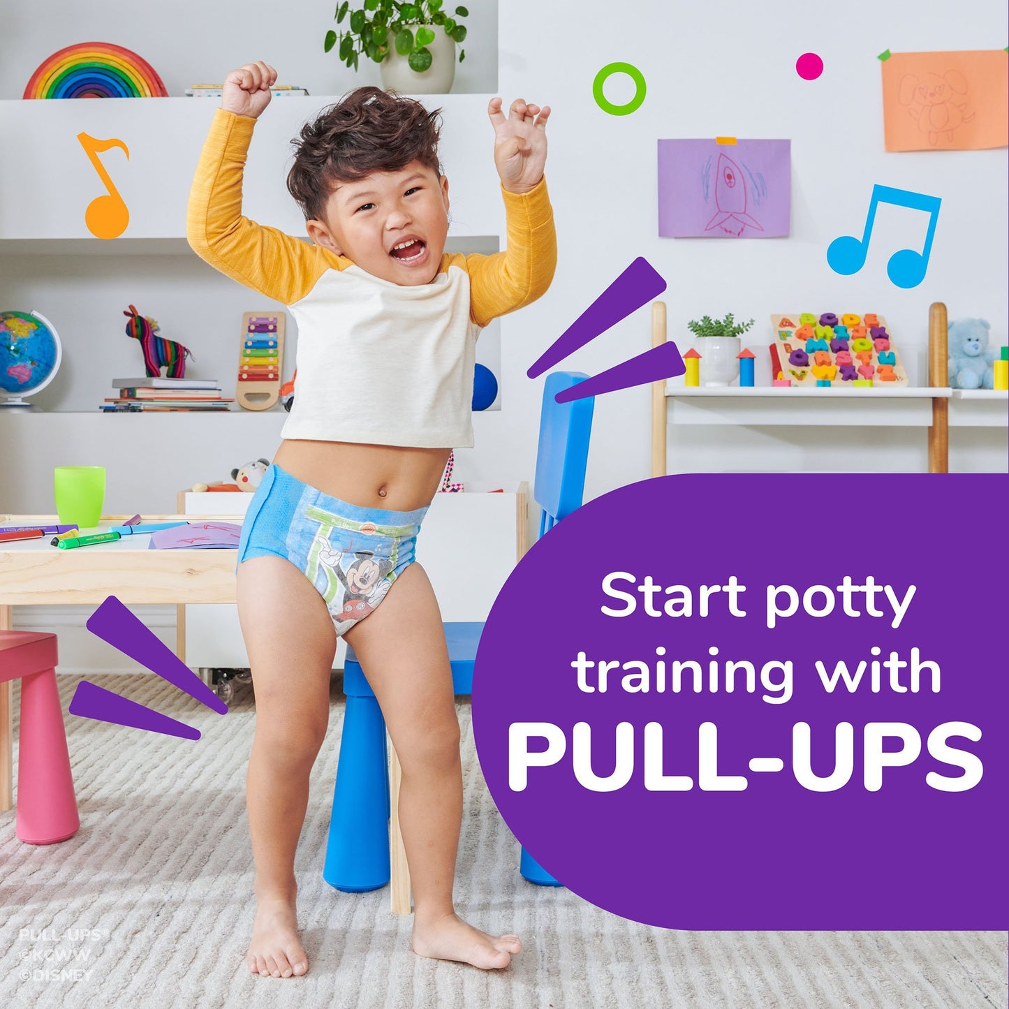 PANTS, TRAINING PULL-UPS LEARNING DESIGN BOY 4T-5T (17/PK 4P