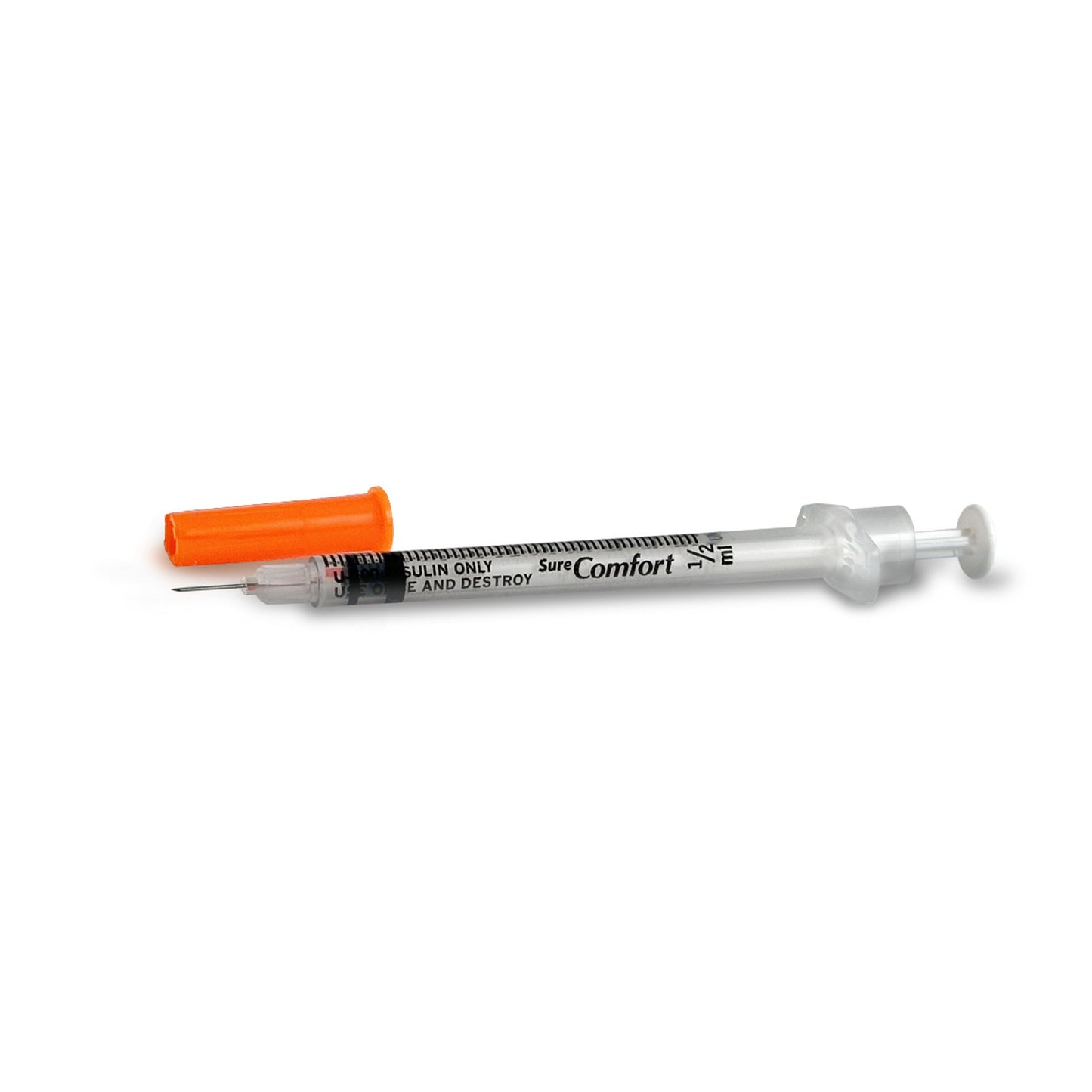 SYRINGE, INSULIN SURECOMFORT .5ML 31GX5/16" (5BX/CS)