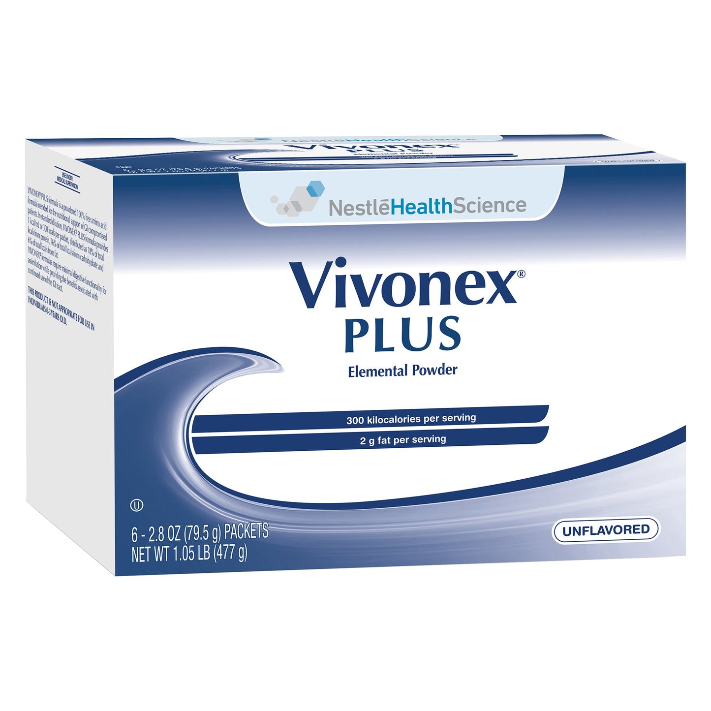 VIVONEX PLUS PWDR UNFLAV 2.82OZ (6/BX 6BX/CS) (EC)