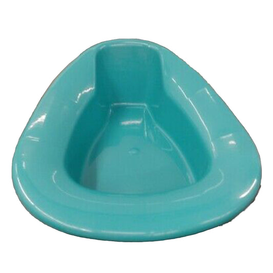 Stackable Bedpan, Turquoise, 2 Quart Capacity