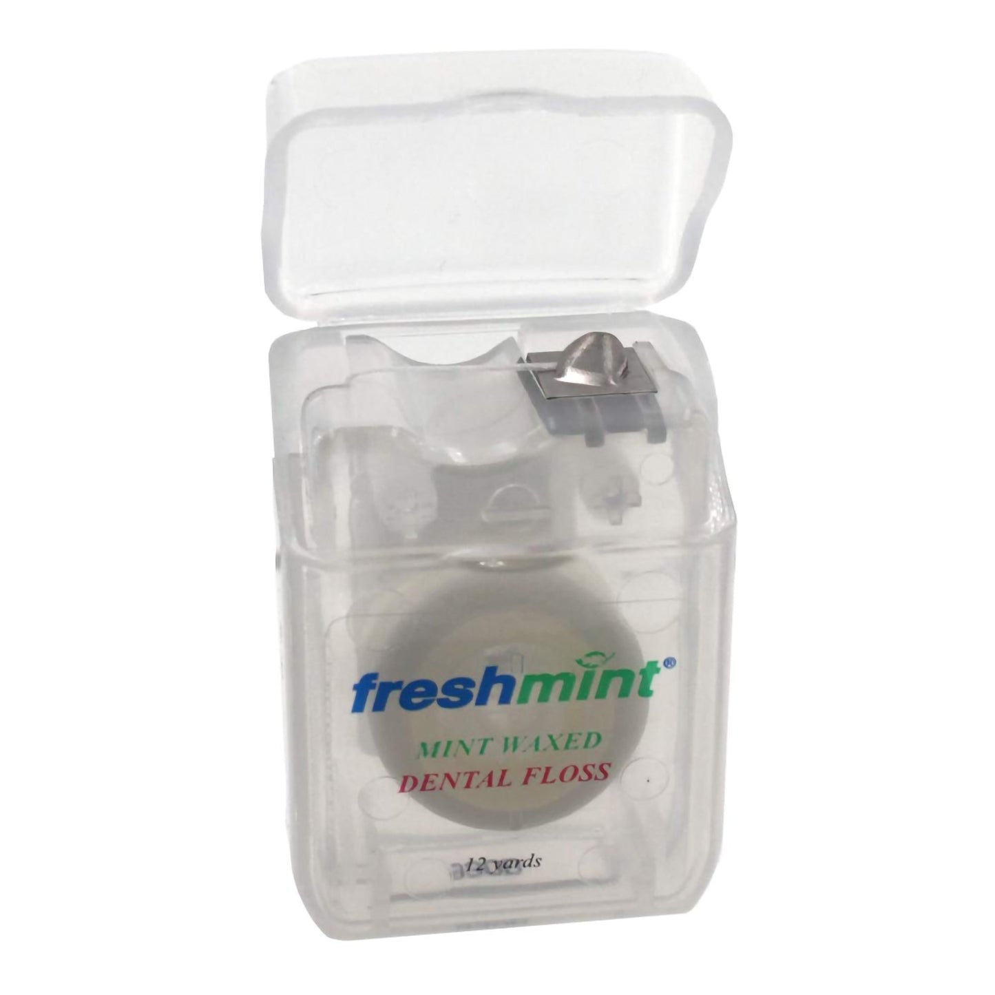 Dental Floss Freshmint Waxed 12 Yard Length Mint Flavor