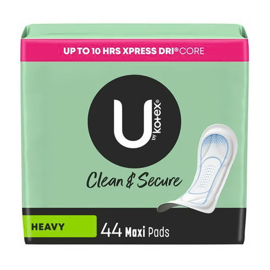 PAD, U BY KOTEX PREM MAXI HEAVY (44/PK 3PK/CS)