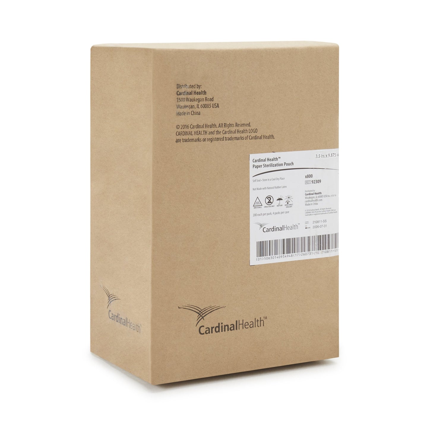 POUCH, DUAL 3 1/2"X9" (200/PK)