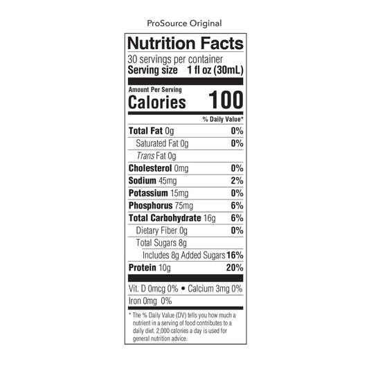 Oral Supplement ProSource Neutral Flavor Liquid 30 oz. Bottle