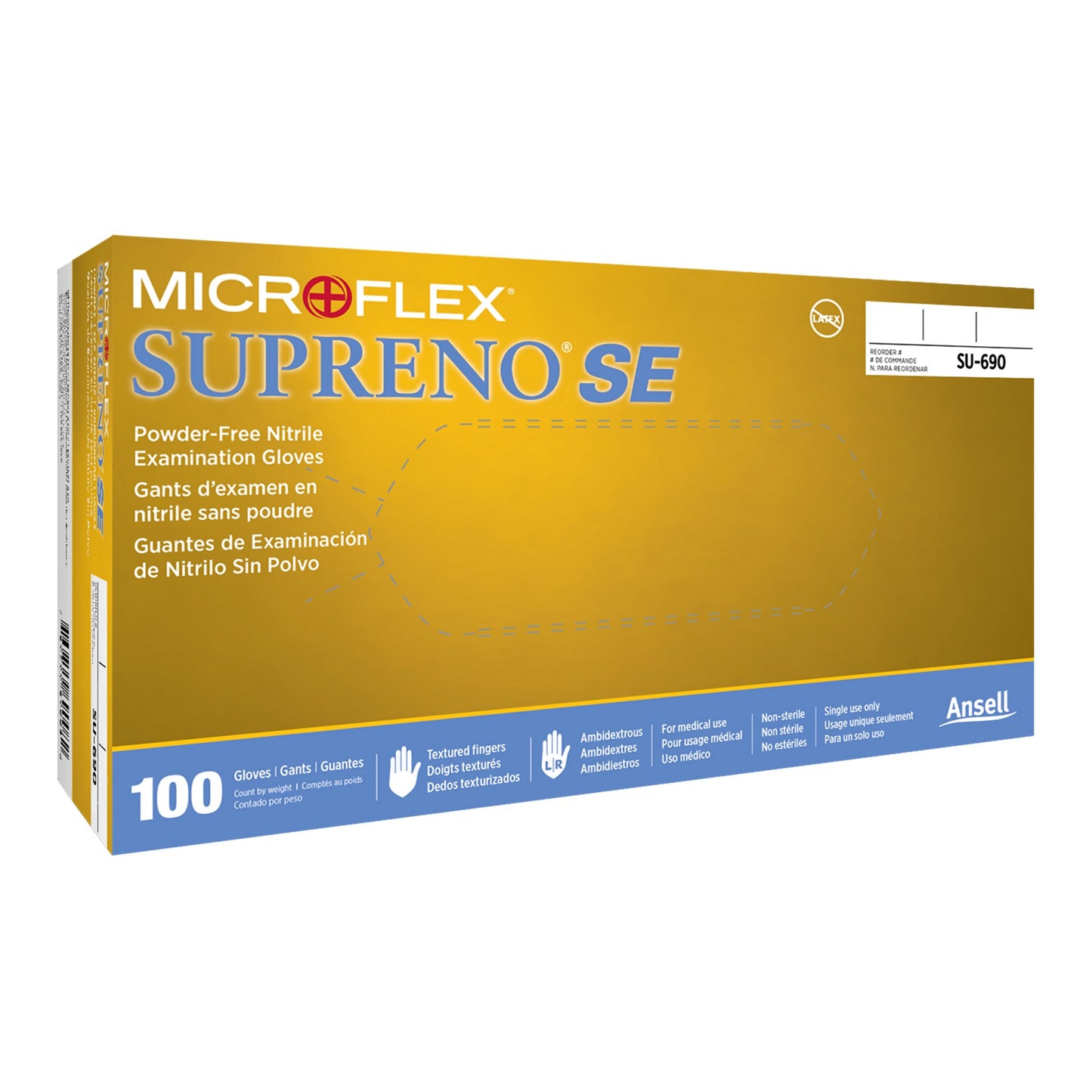 Supreno® SE Nitrile Exam Glove, Extra Large, Blue
