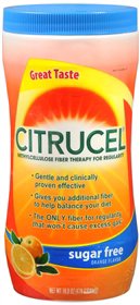 Citrucel® Methylcellulose Fiber Sugar-Free Orange Flavor Powder