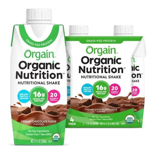 Orgain® Organic Nutrition™ Chocolate Nutritional Shake, 11-ounce carton