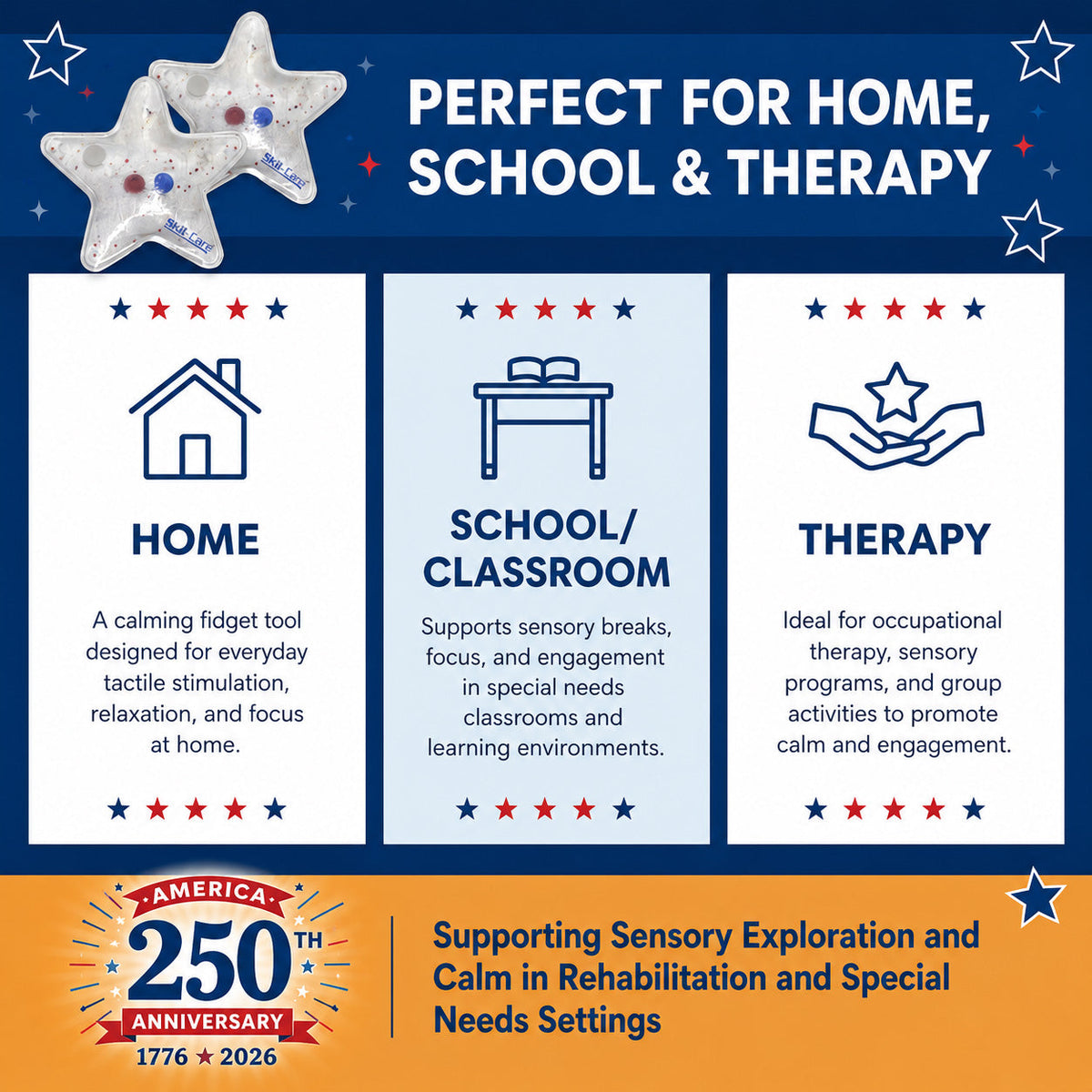 Skil-Care Sensory Sparkle Stars