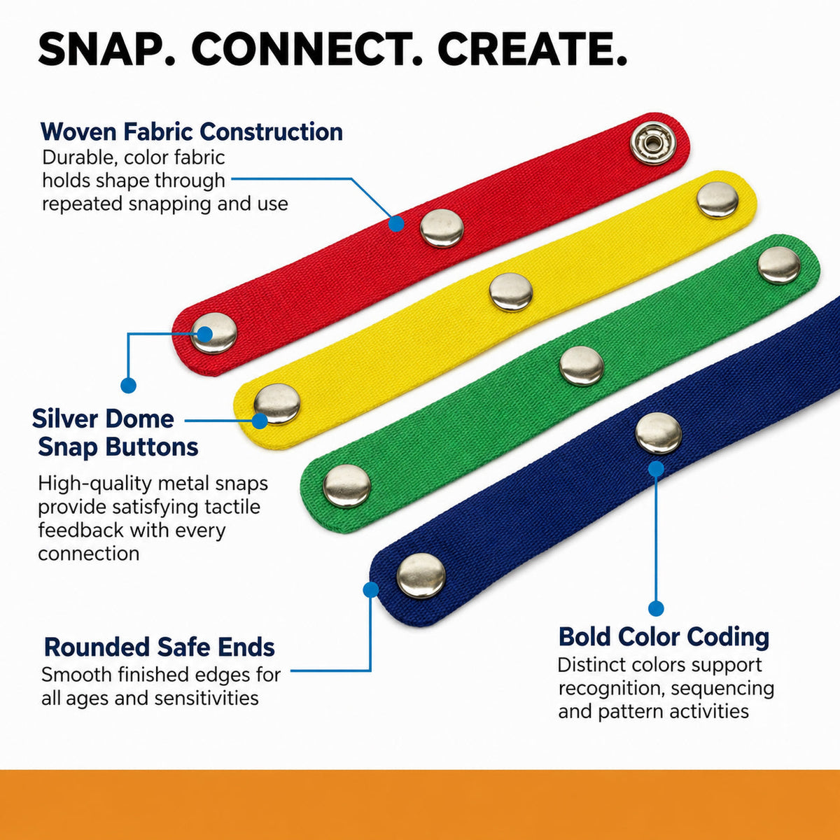 Skil-Care Snap Straps