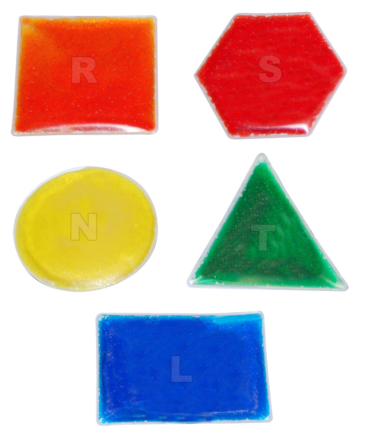 Skil-Care Hidden Letter Glitter Shapes