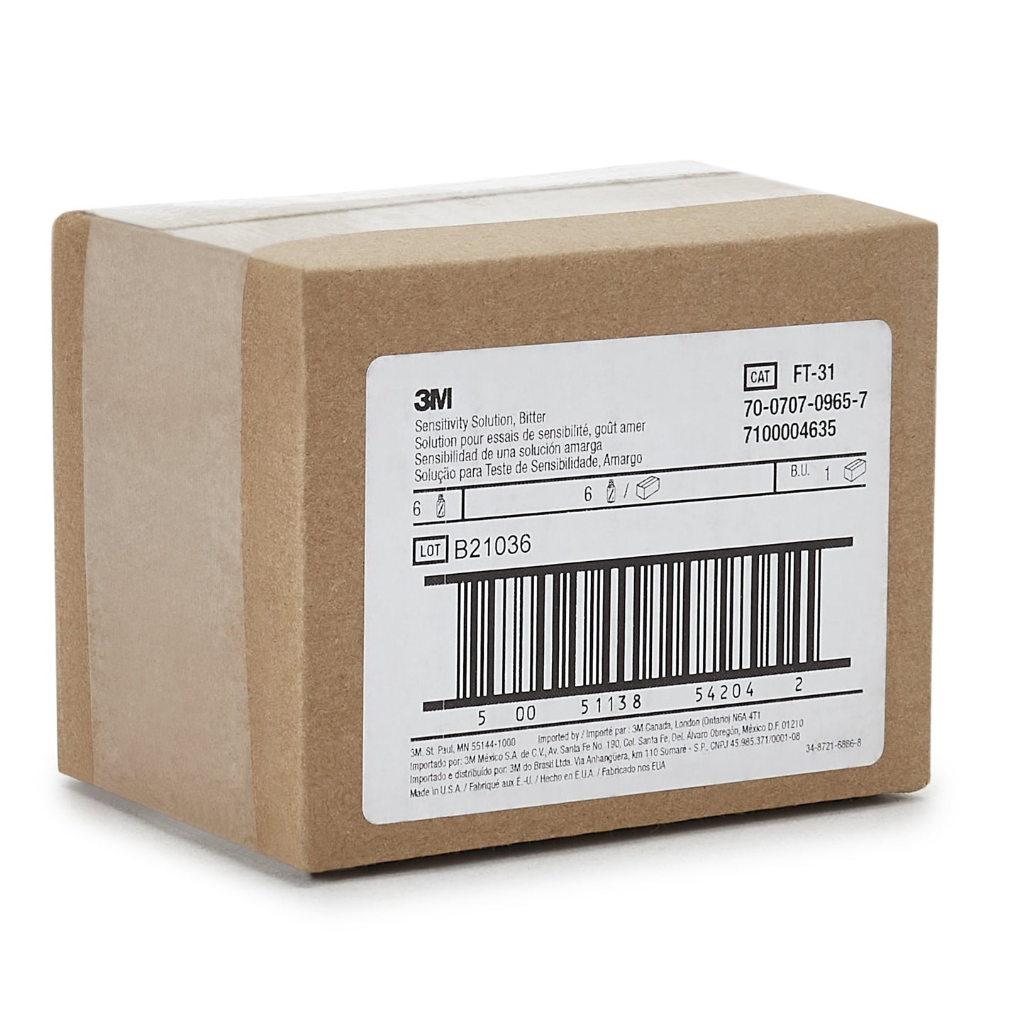 SOLUTION, SENSITIVITY BITTER 55ML BTL (6/CS) 3M