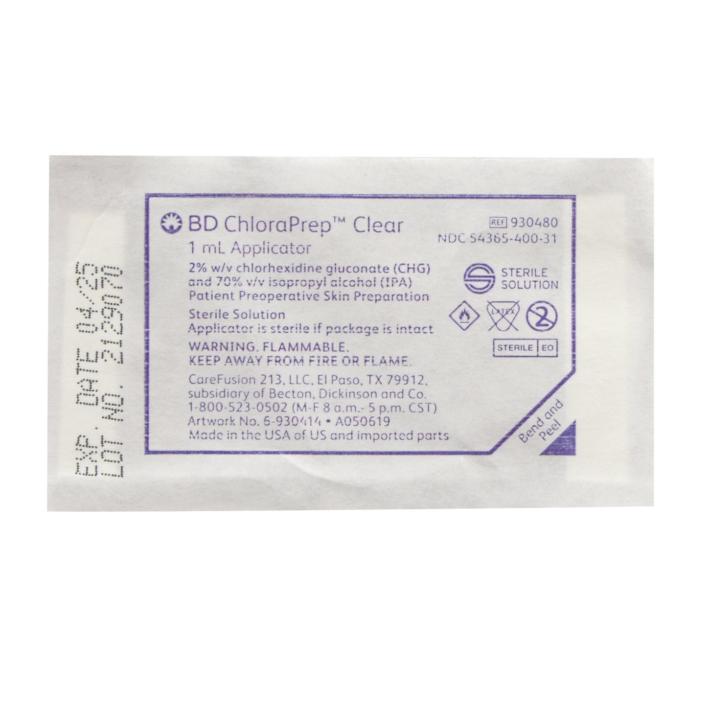 APPLICATOR, CHLORAPREP 1ML (60/CT 4CT/CS)