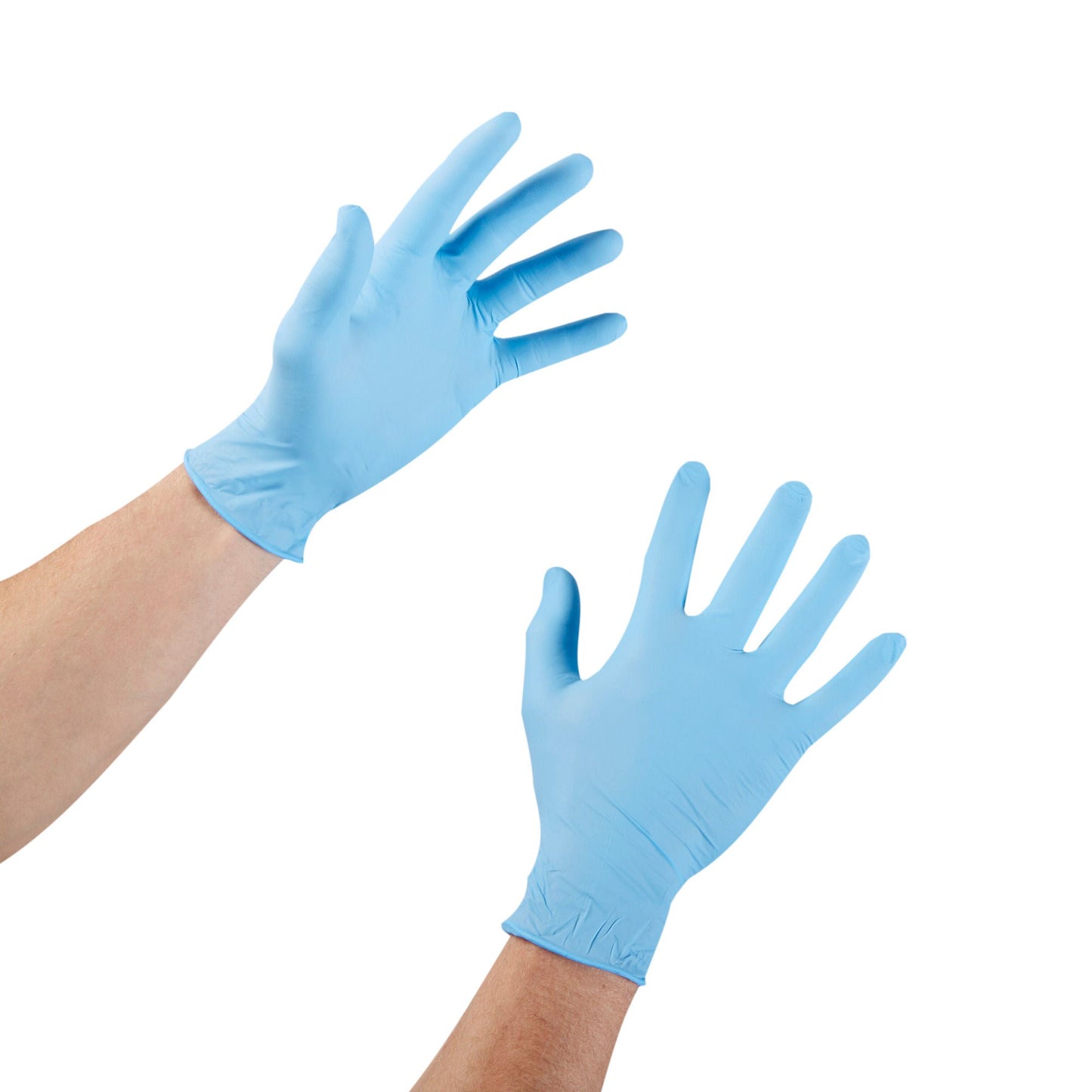 McKesson Confiderm 4.5C Nitrile Exam Gloves Medium Chemo Tested 9 Inch Blue 100 per Box