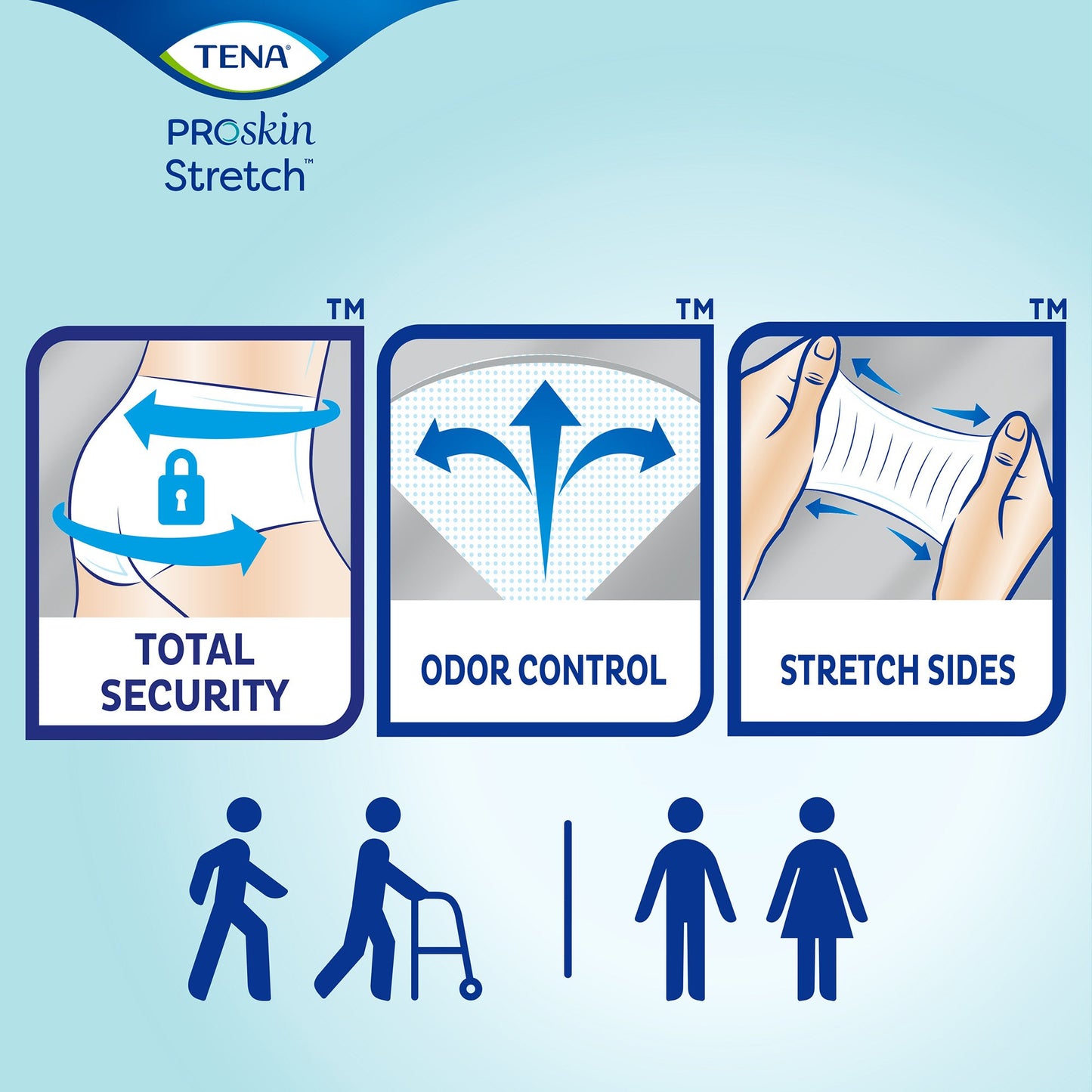 Tena® ProSkin Stretch™ Ultra Incontinence Brief, 2X-Large