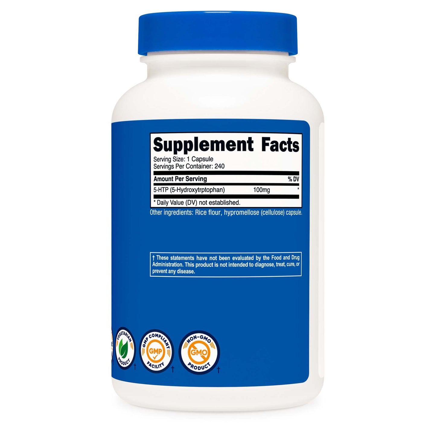 VITAMIN, CAP 5-HTP 100MG (240/BT 12BT/CS)