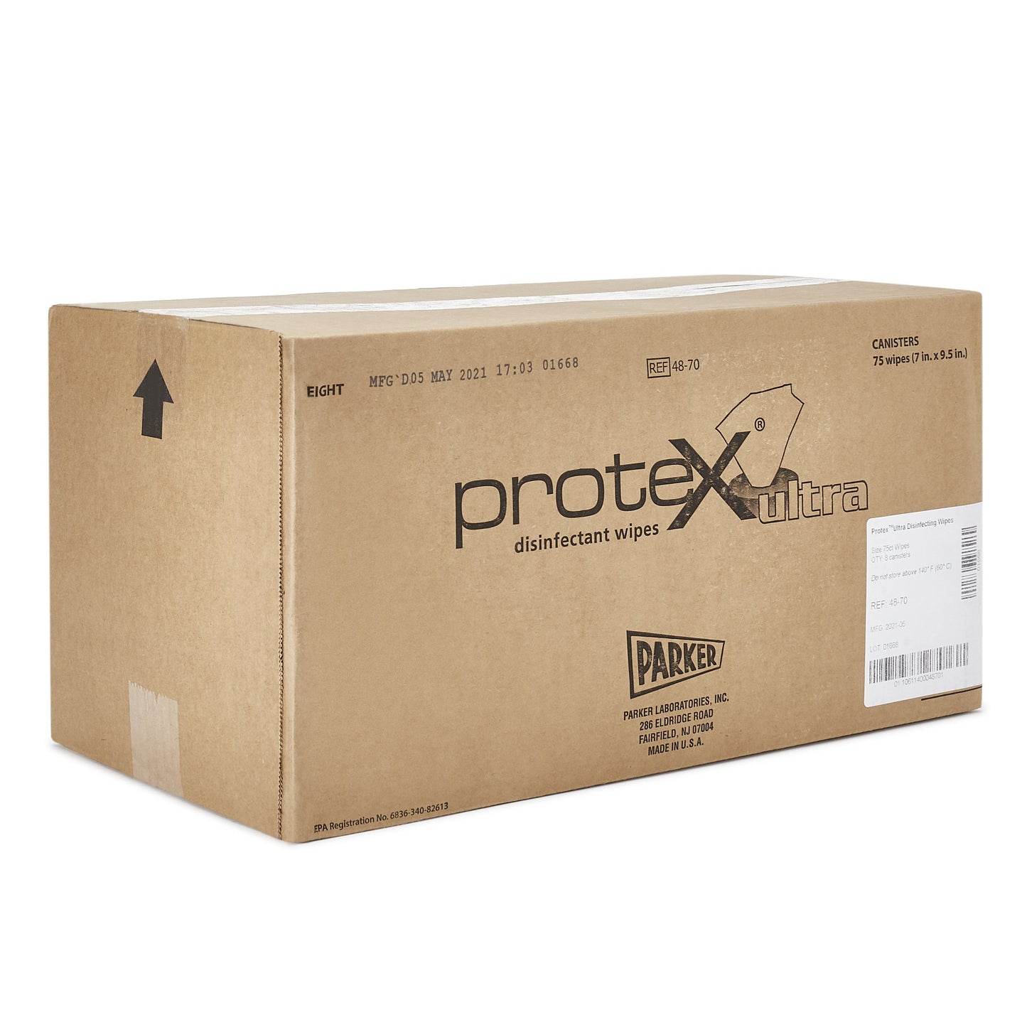 WIPE, DISINF PROTEX ULTRA 7"X9.5" (75/CN 8CN/CS)
