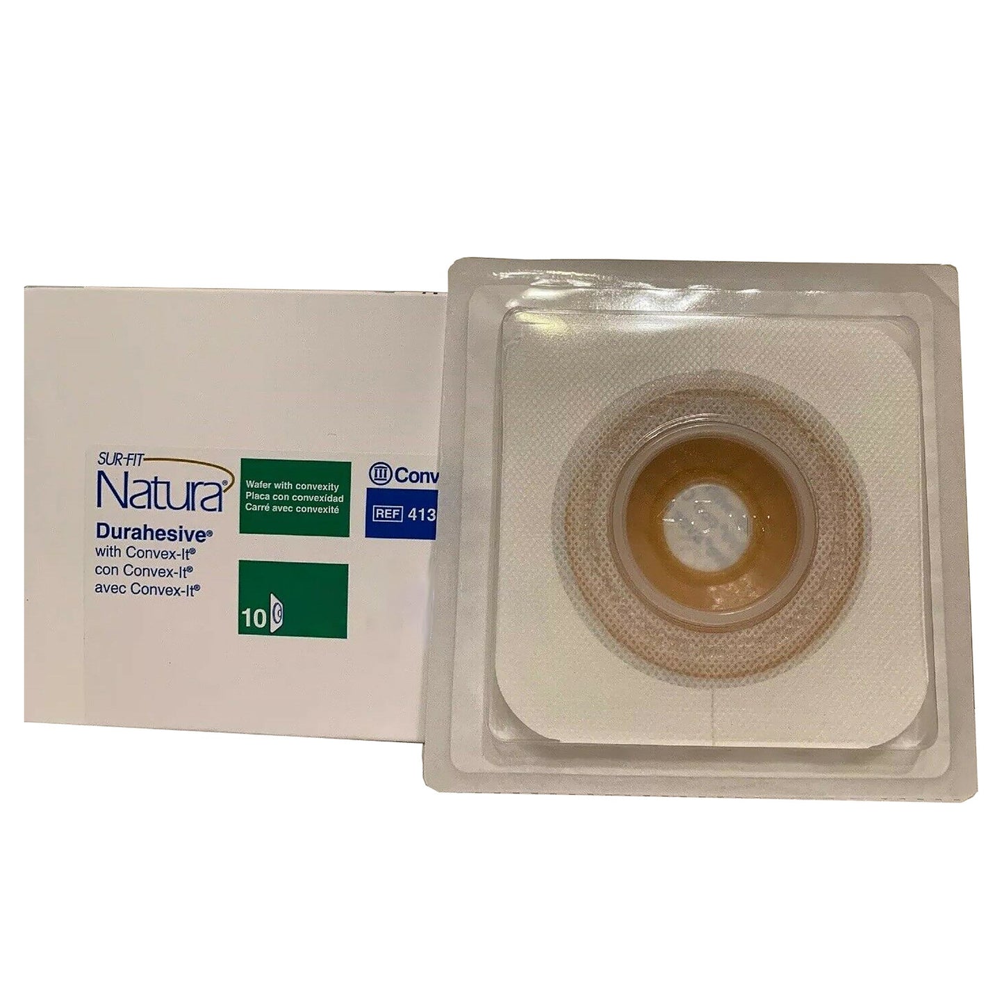 Sur-Fit Natura® Two-Piece Durahesive® Skin Barrier, Pre-cut to Fit 45 mm stomas