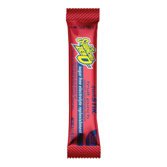 Sqwincher® Quik Stik® Zero Fruit Punch Electrolyte Replenishment Drink Mix