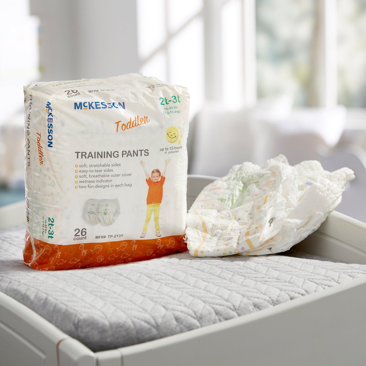 DIAPER, TRAINING EASY TEAR 2T-3T (26/BG 4BG/CS)