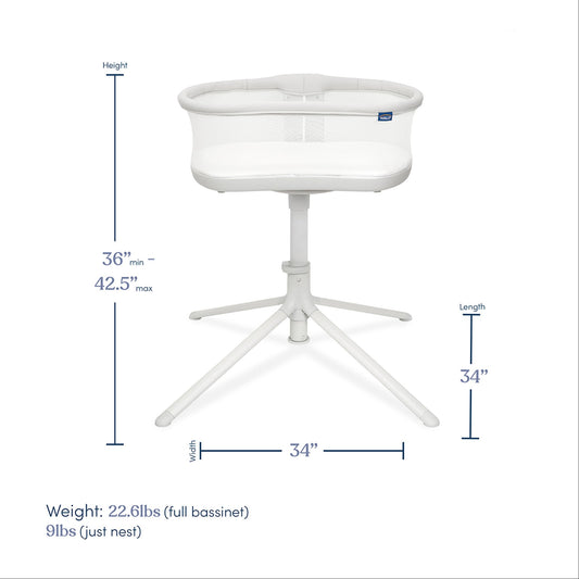 BASSINET, SWIVEL SLEEPER 3.0 DETACHABLE GRY