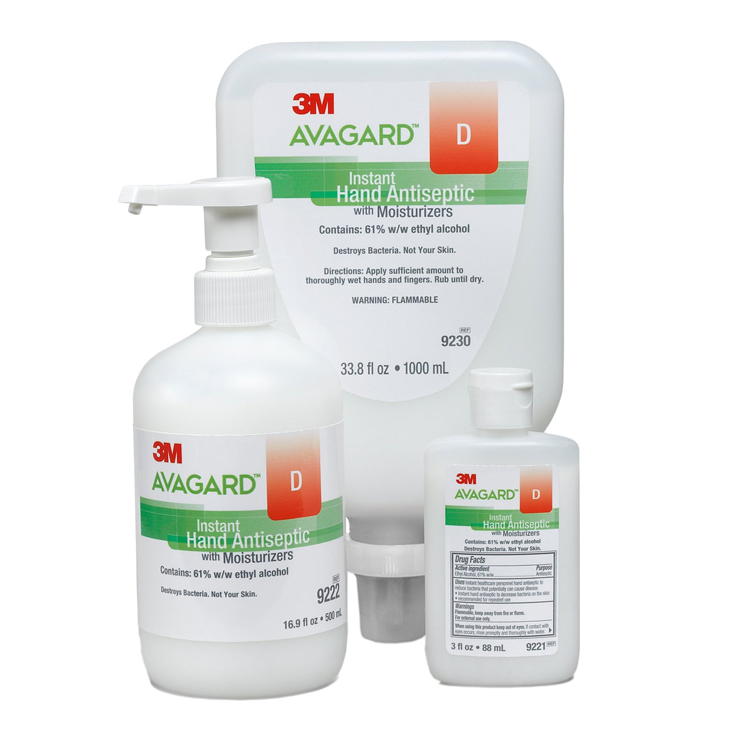 ANTISEPTIC, AVAGARD HAND W/MOISTURIZER 16OZ (12/CS)