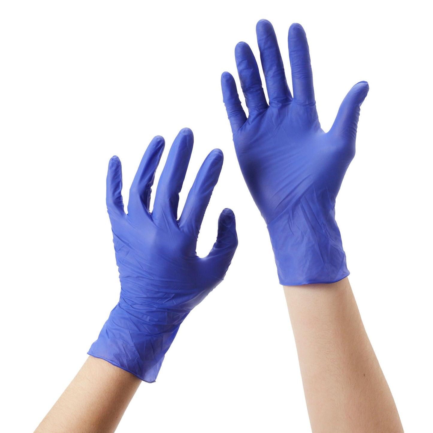 McKesson Confiderm 3.0 Nitrile Exam Gloves Medium NonSterile Blue Textured Fingertips Chemo Tested 250 per Box