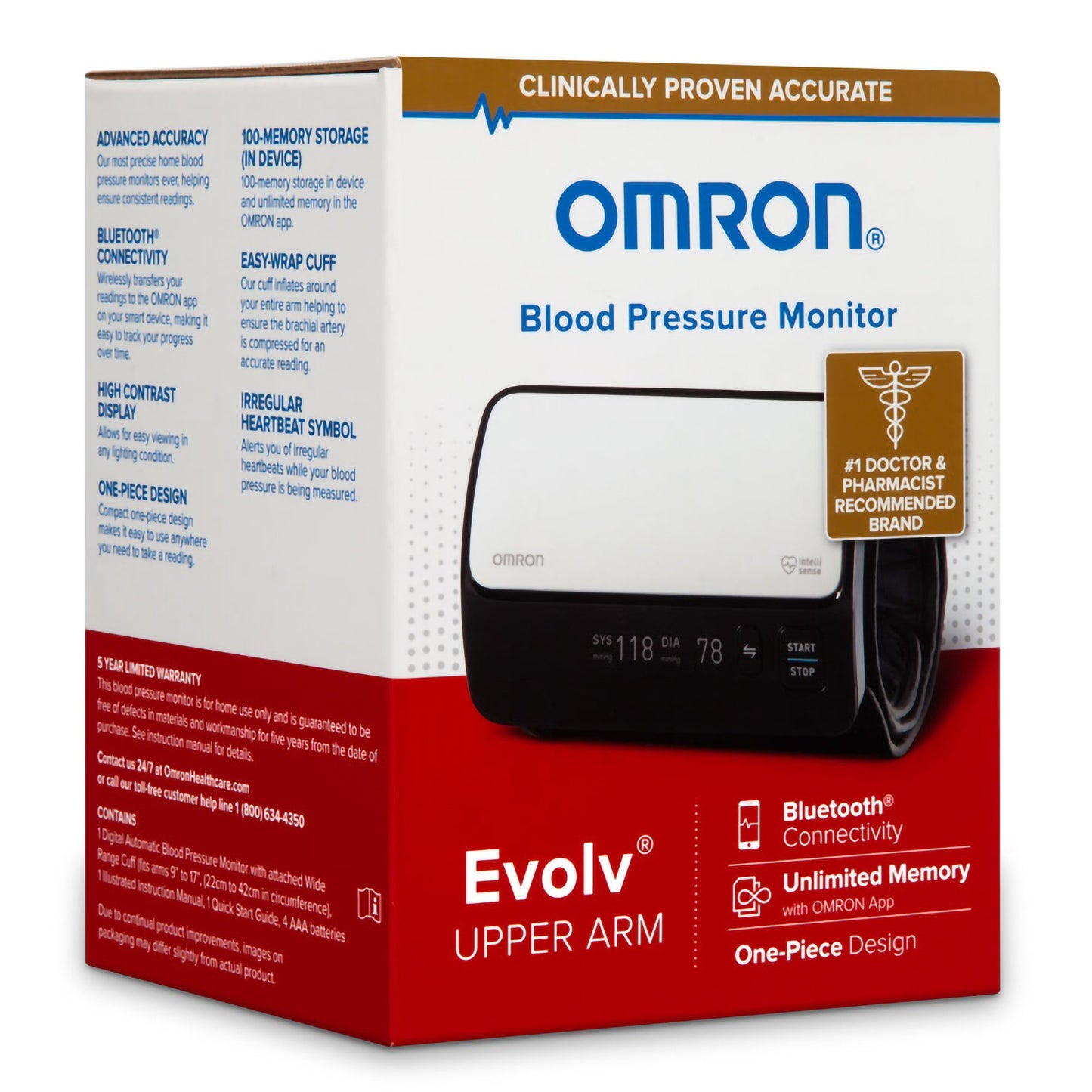 BP MONITOR, UPPER ARM EVOLVE 700 SERIES