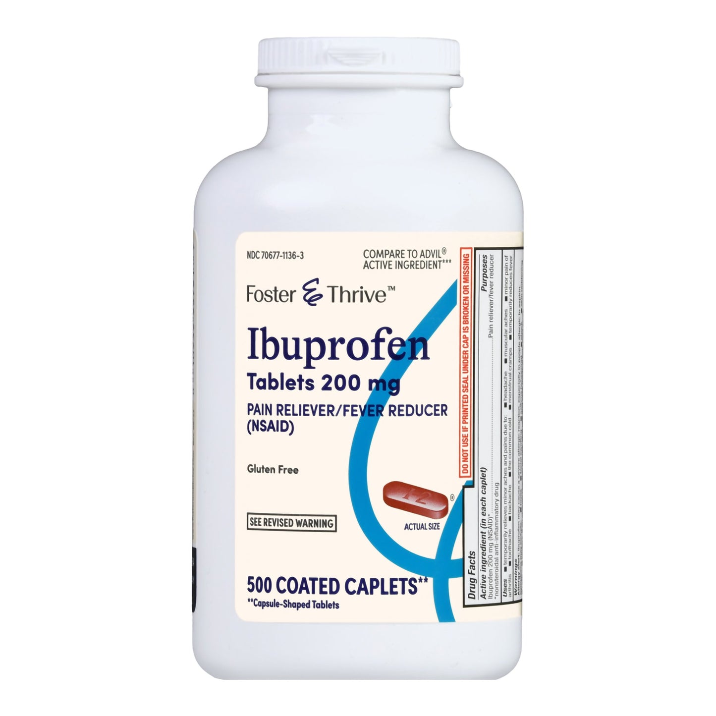 Foster & Thrive™ Ibuprofen 200 mg Coated Caplets