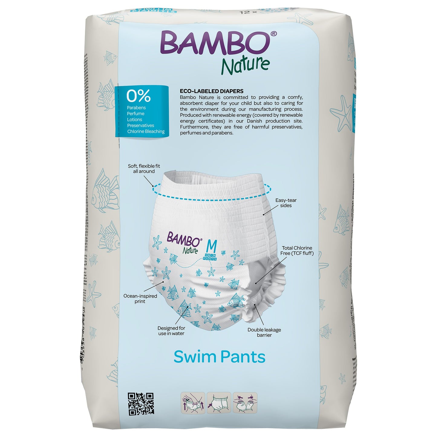 Bambo Nature Swim Pants, Medium