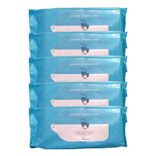 WIPE, WET PERINEAL CLNSR N/FLSHBL 9"X13" (42/PK 24PK/CS)