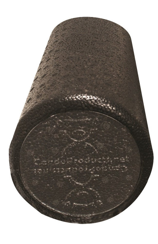 CanDo® Round Roller, Composite Foam, 6 in. Dia. x 12 in. L, Black