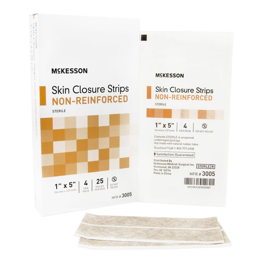 CLOSURE, SKIN FLEX LF TAN 1X5"(4/PK 25PK/BX 4BX/C