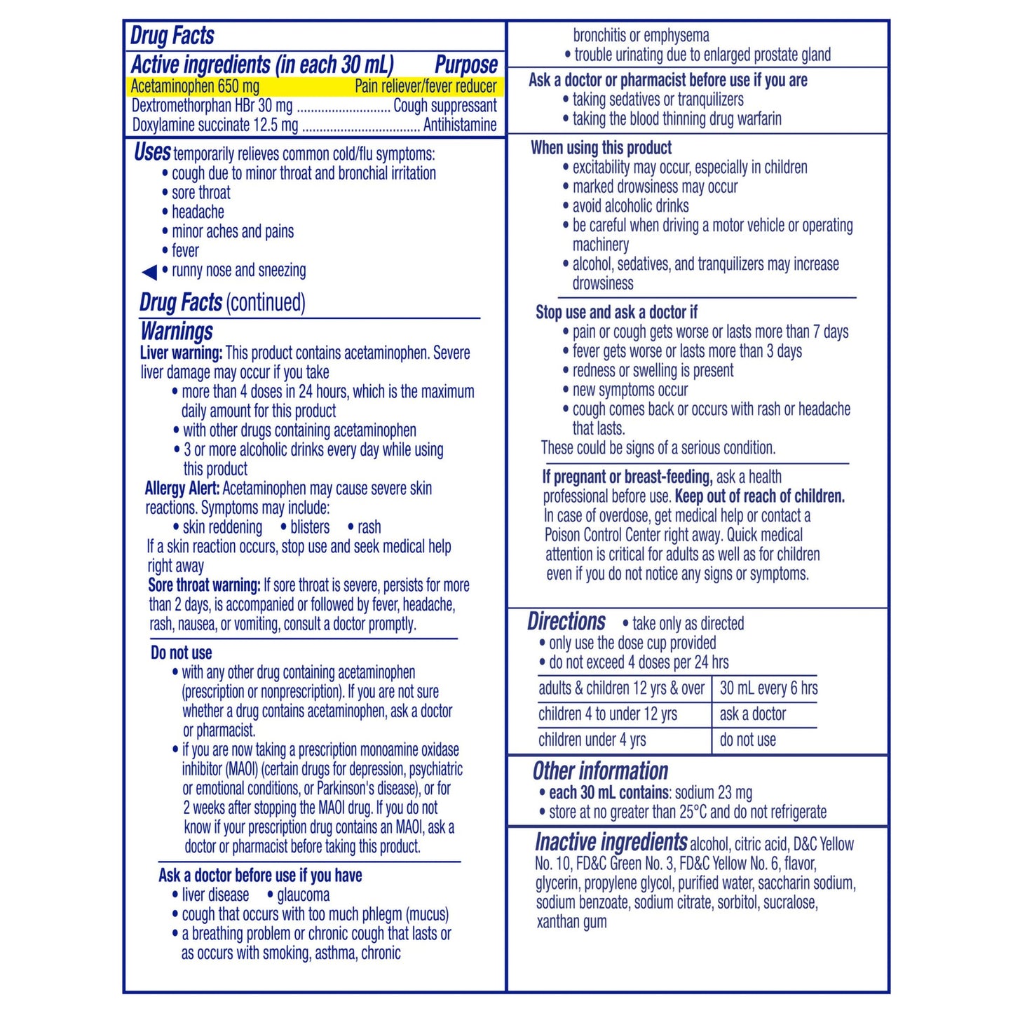 Vicks NyQuil Cold & Flu Nighttime Relief Liquid