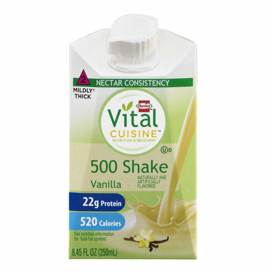 Vital Cuisine® 500 Shake Vanilla Nutrition and Recovery, 8.45-ounce carton