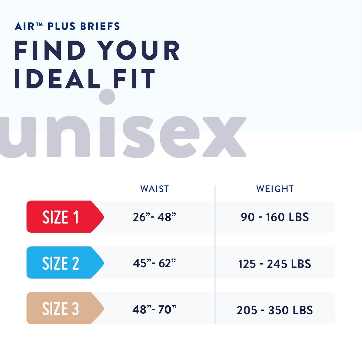 BRIEF, PREVAIL AIR MED (20/PK 4PK/CS)