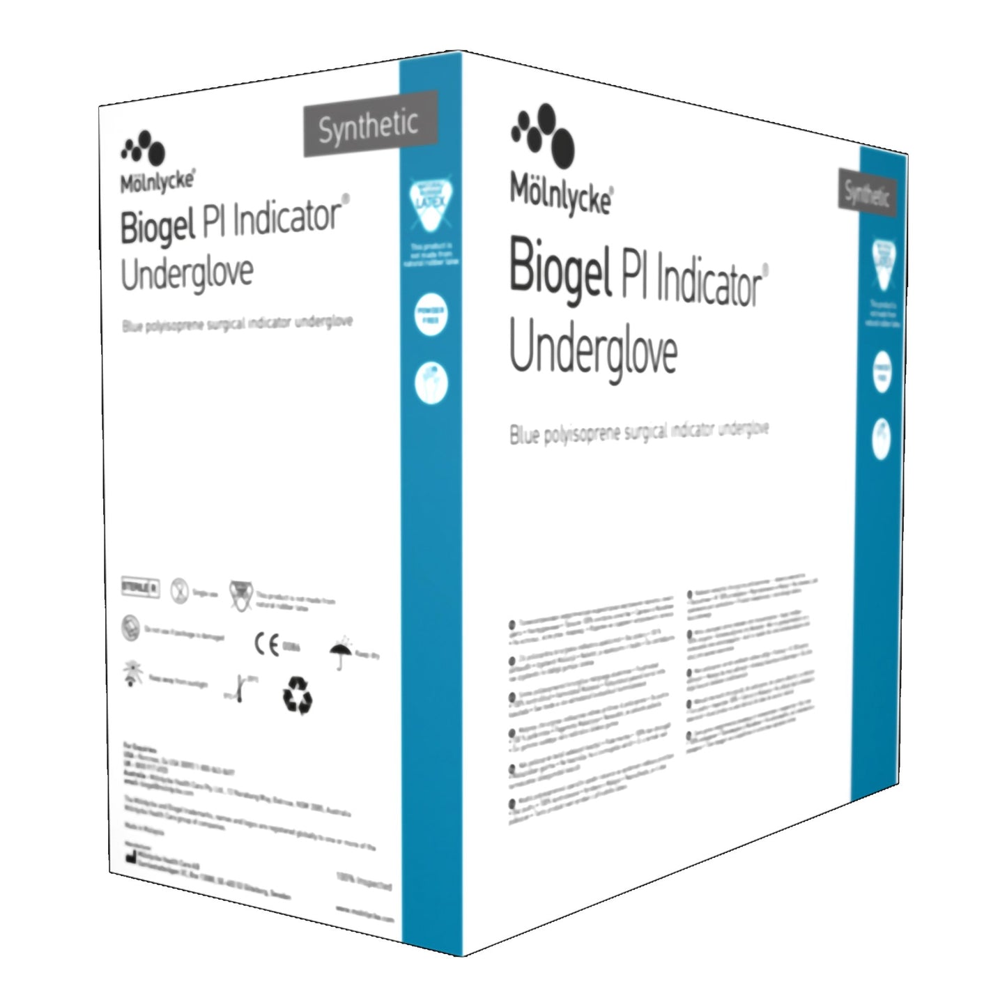 Biogel® PI Indicator Underglove™ Polyisoprene Surgical Underglove, Size 6, Blue