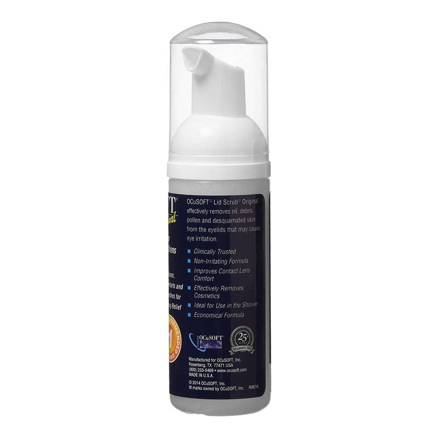 OCUSOFT, FOAM OCUSOFT LID SCRUB 50ML