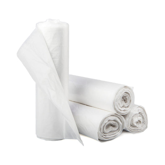 McKesson Extra Heavy Duty Trash Bag, Clear, 56 gal., 17 Mic Gauge