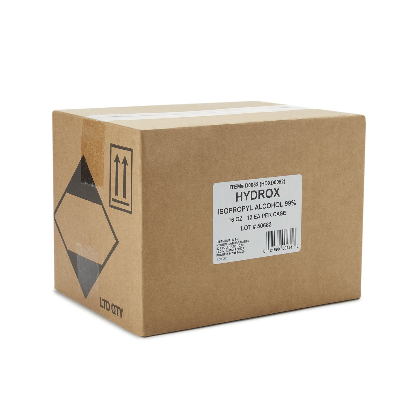 ALCOHOL ISO 99% 16OZ (12/CS)