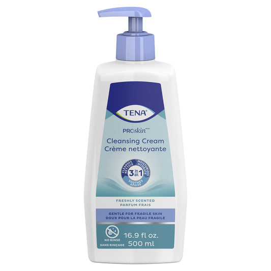 Tena® Body Wash Cleansing Cream, Alcohol-Free, Three-in-One formula