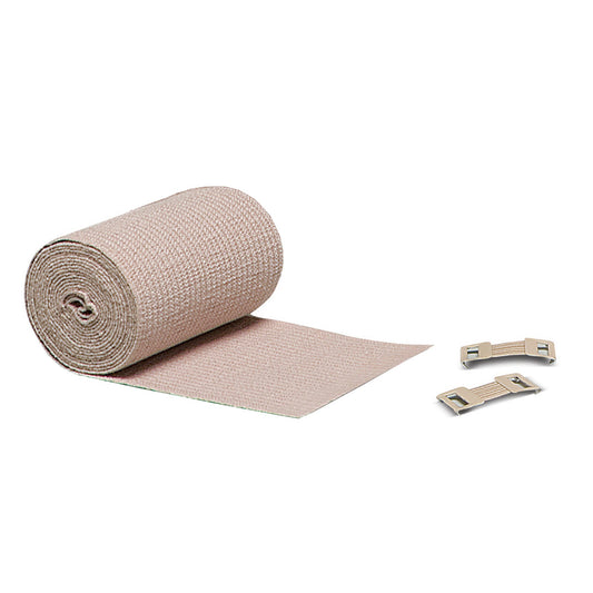 REB® Clip Detached Closure Elastic Bandage, 4 Inch x 10 Yard